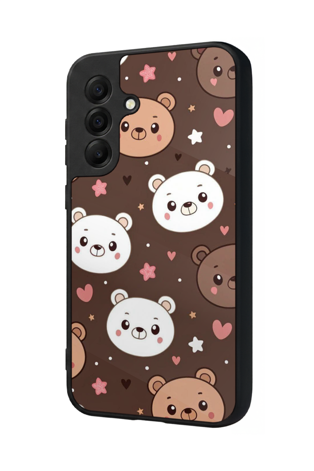 Samsung Galaxy A17 Uyumlu Ayı Tasarımlı Glossy Premium Kılıf