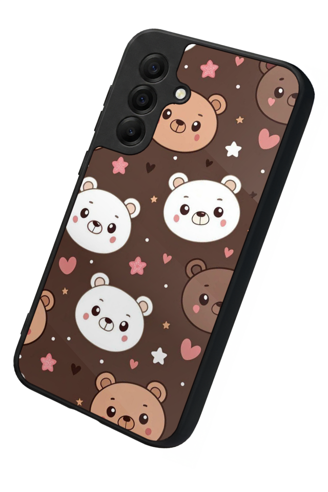 Samsung Galaxy A17 Uyumlu Ayı Tasarımlı Glossy Premium Kılıf