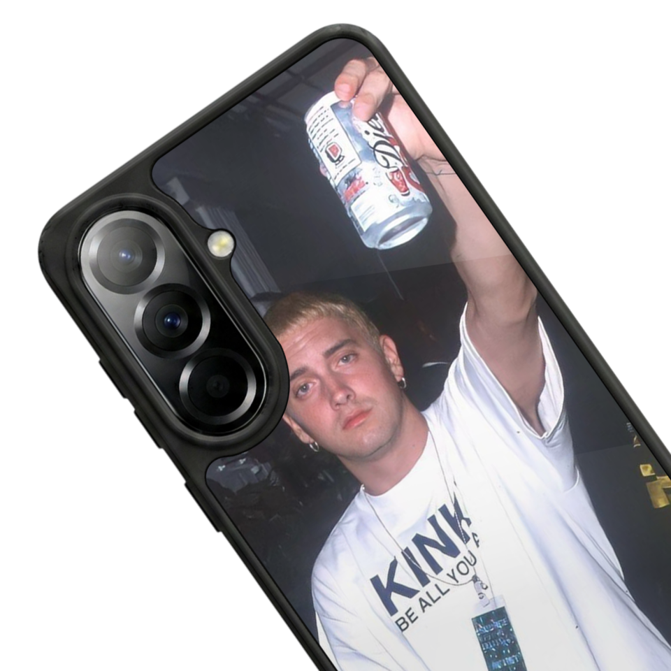 Samsung Galaxy A37 Uyumlu Eminem Tasarımlı Glossy Premium Kılıf