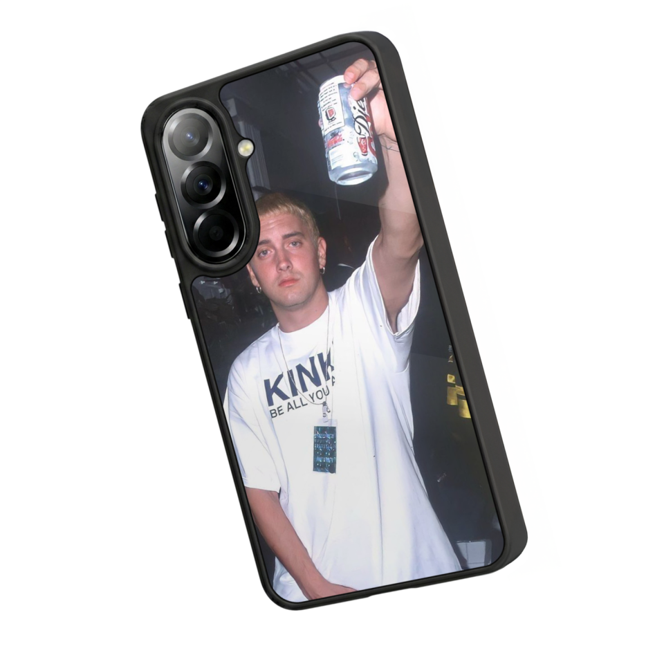 Samsung Galaxy A37 Uyumlu Eminem Tasarımlı Glossy Premium Kılıf