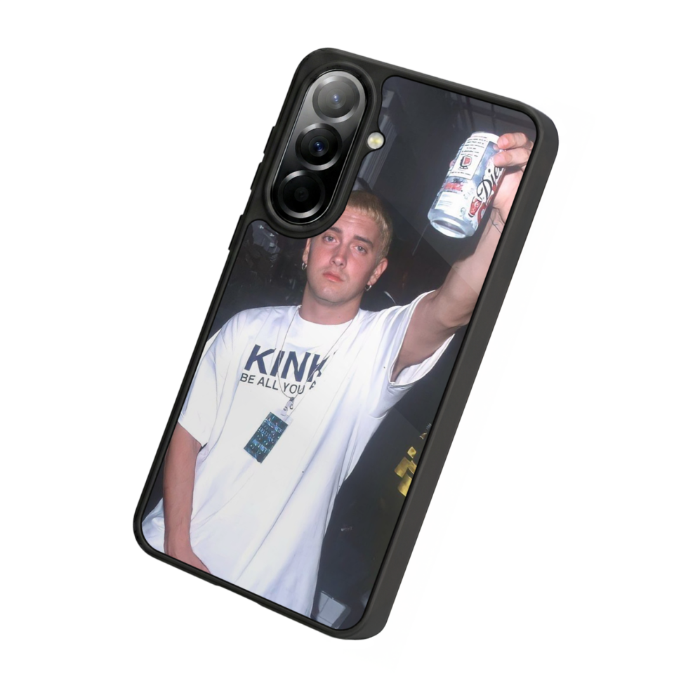 Samsung Galaxy A37 Uyumlu Eminem Tasarımlı Glossy Premium Kılıf