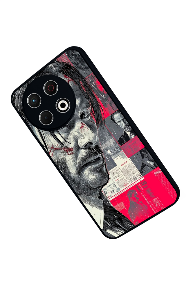 Tecno Spark 30 Pro Uyumlu JohnWick Tasarımlı Glossy Premium Kılıf