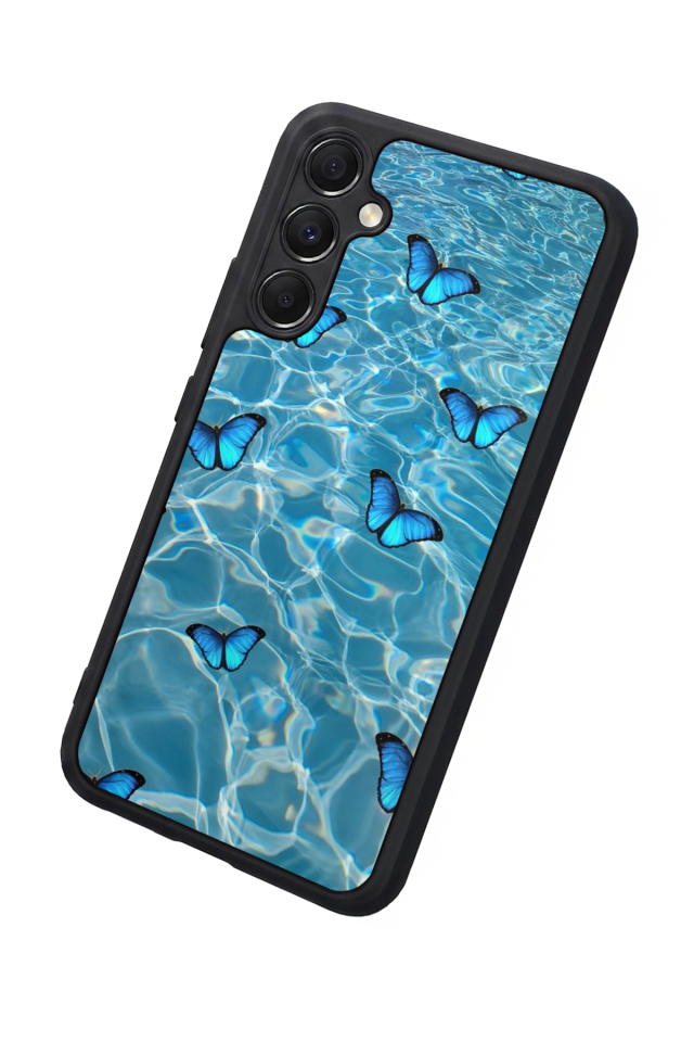 Samsung Galaxy A34 Uyumlu Kelebek Tasarımlı Glossy Premium Kılıf