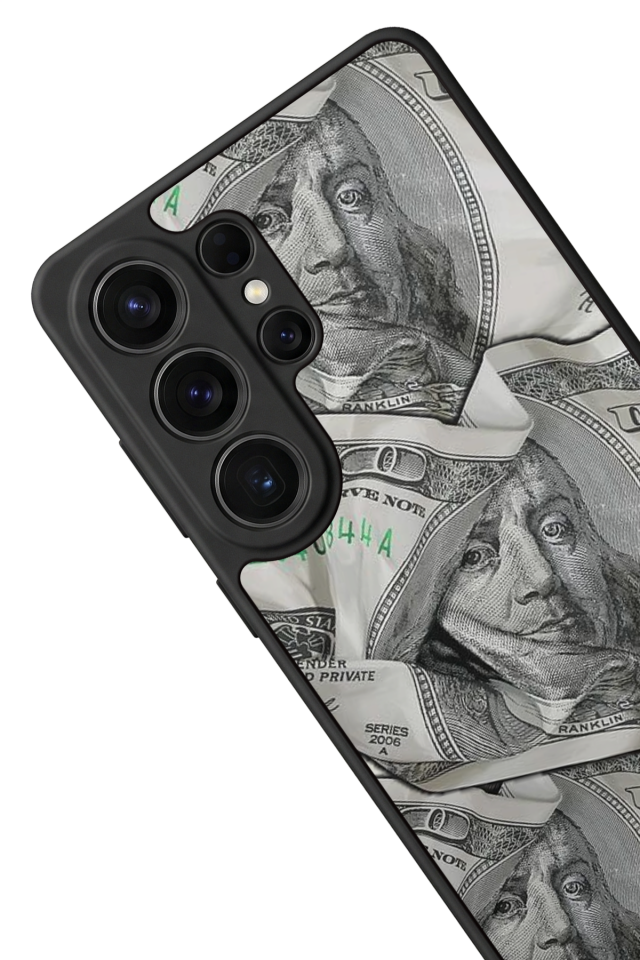Samsung Galaxy S26 Ultra Uyumlu Money Para Tasarımlı Glossy Premium Kılıf