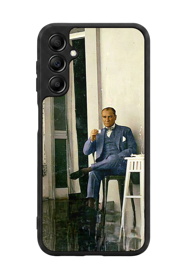 Samsung Galaxy A14 Uyumlu Mustafa Kemal Ataturk Tasarımlı Glossy Premium Kılıf