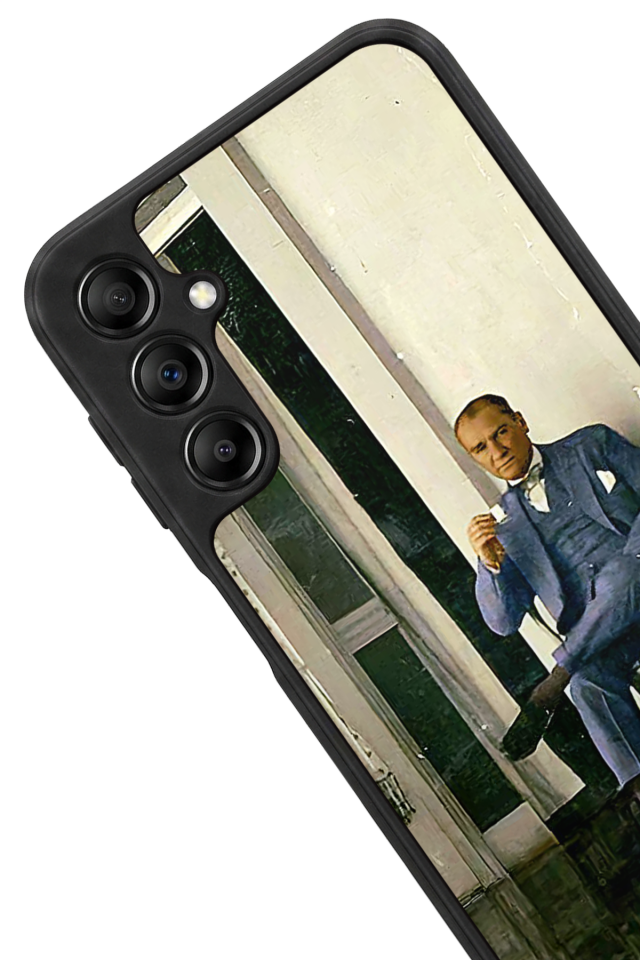 Samsung Galaxy A14 Uyumlu Mustafa Kemal Ataturk Tasarımlı Glossy Premium Kılıf