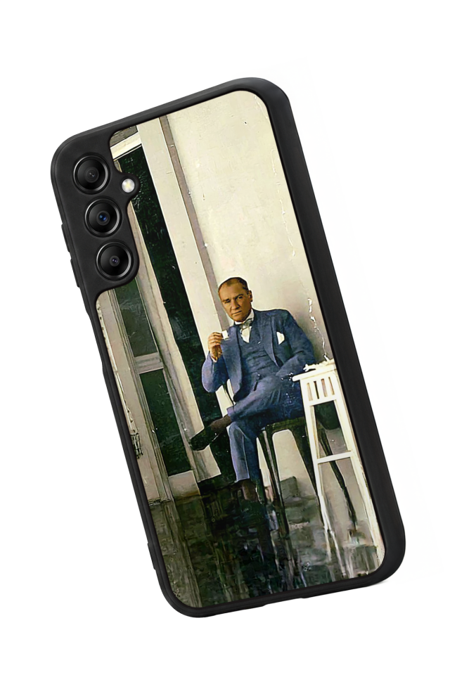 Samsung Galaxy A14 Uyumlu Mustafa Kemal Ataturk Tasarımlı Glossy Premium Kılıf