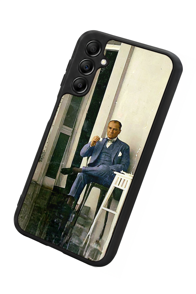 Samsung Galaxy A14 Uyumlu Mustafa Kemal Ataturk Tasarımlı Glossy Premium Kılıf