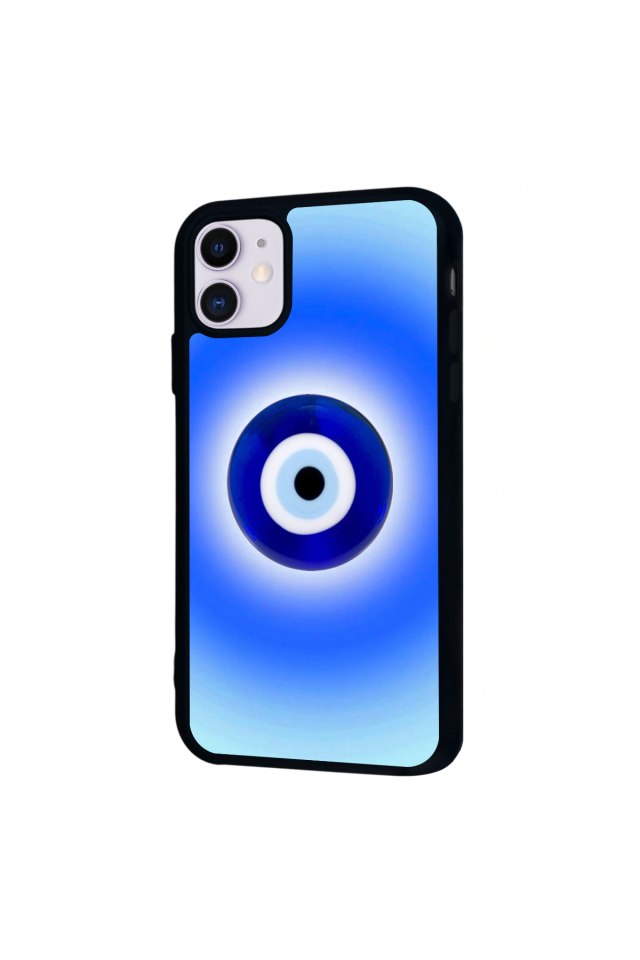 iPhone 11 Uyumlu Nazar Tasarımlı Glossy Premium Kılıf