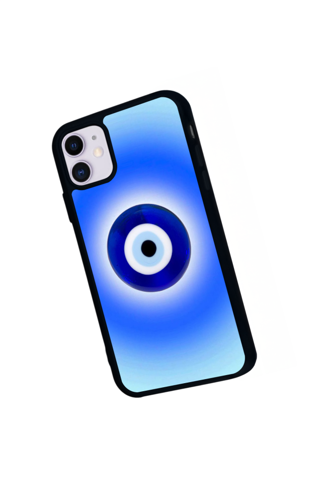 iPhone 11 Uyumlu Nazar Tasarımlı Glossy Premium Kılıf