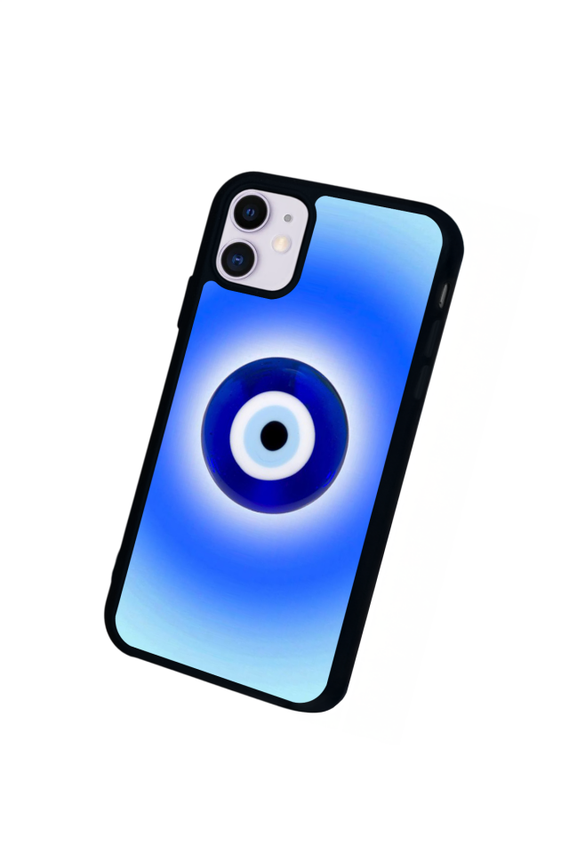 iPhone 11 Uyumlu Nazar Tasarımlı Glossy Premium Kılıf