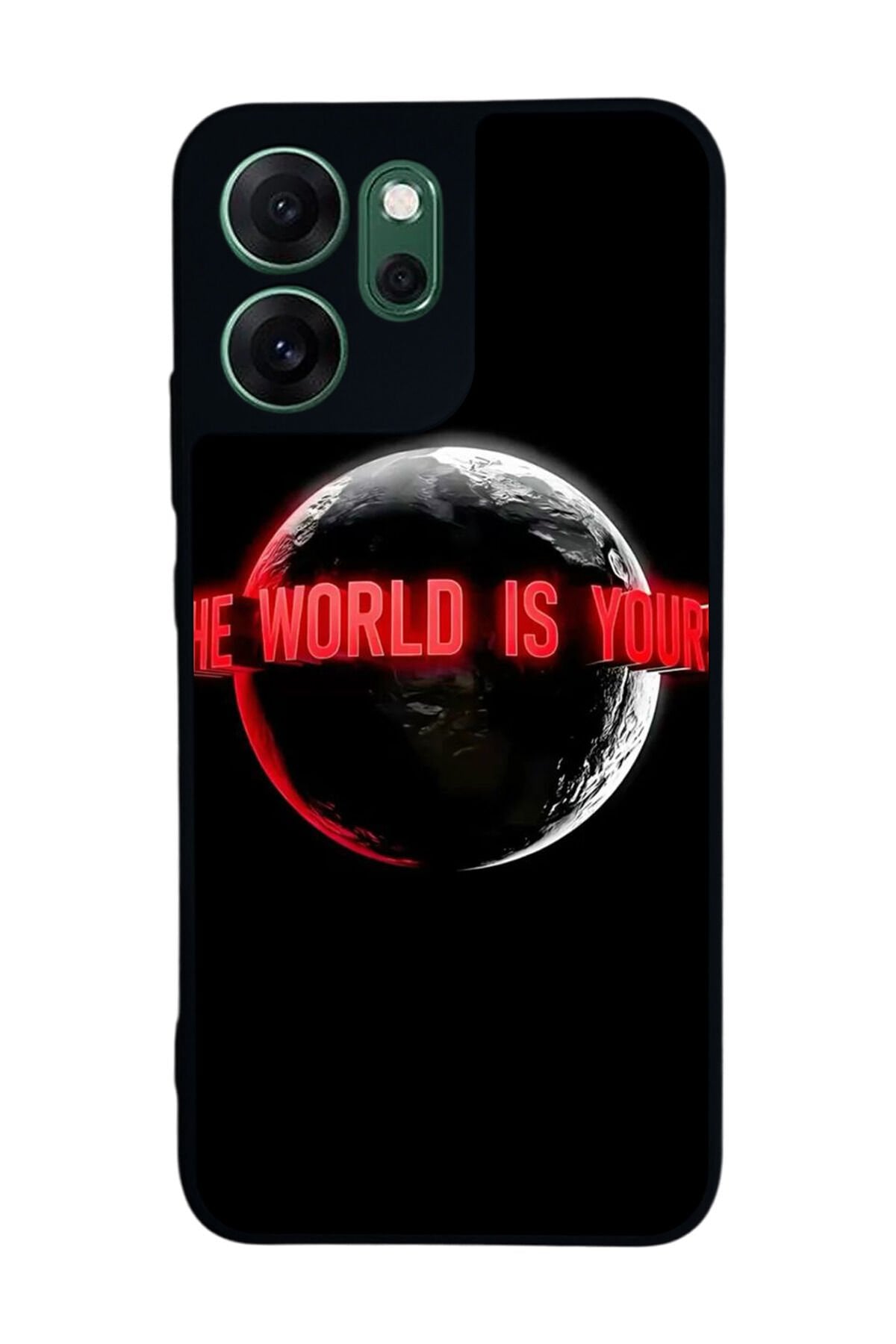 Oppo Reno 14F Uyumlu Scarface Tasarımlı Glossy Premium Kılıf