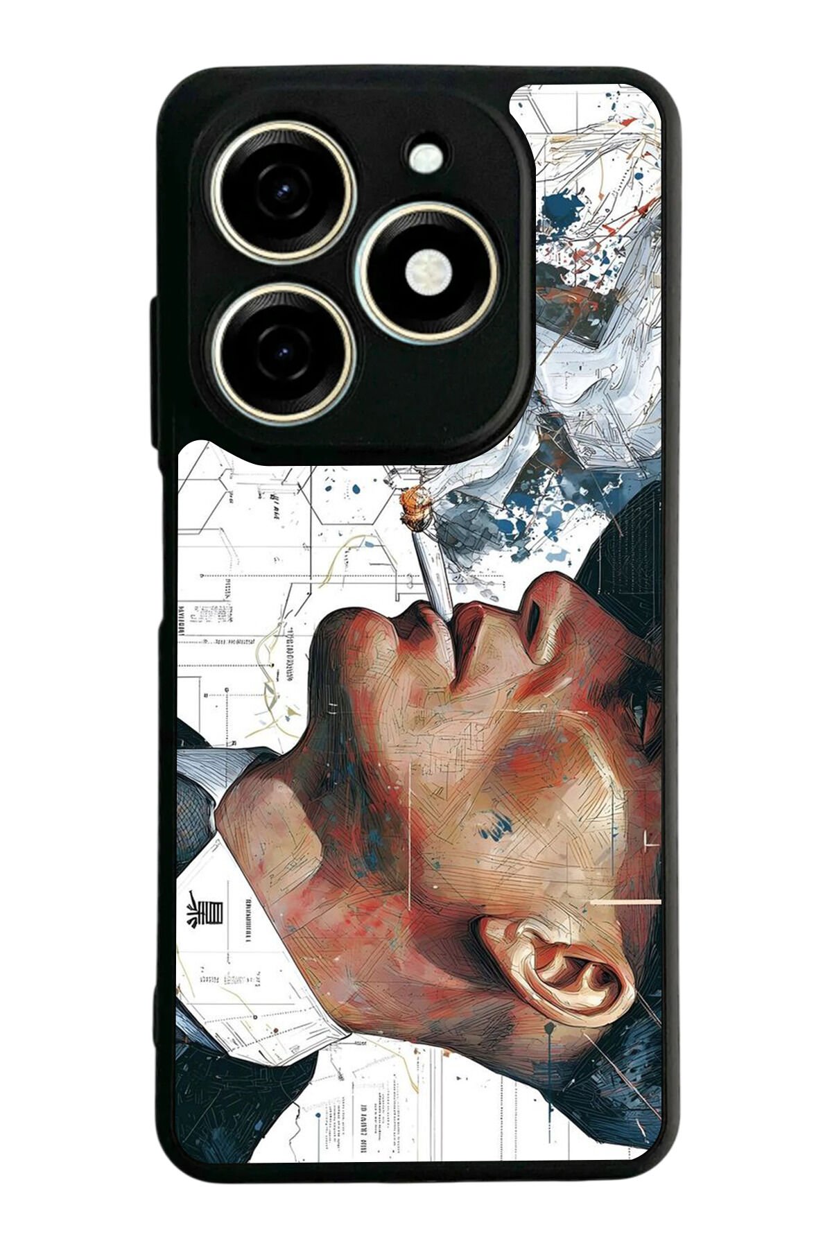 Tecno Spark 20/20C Uyumlu Peaky Blinders Tasarımlı Glossy Premium Kılıf