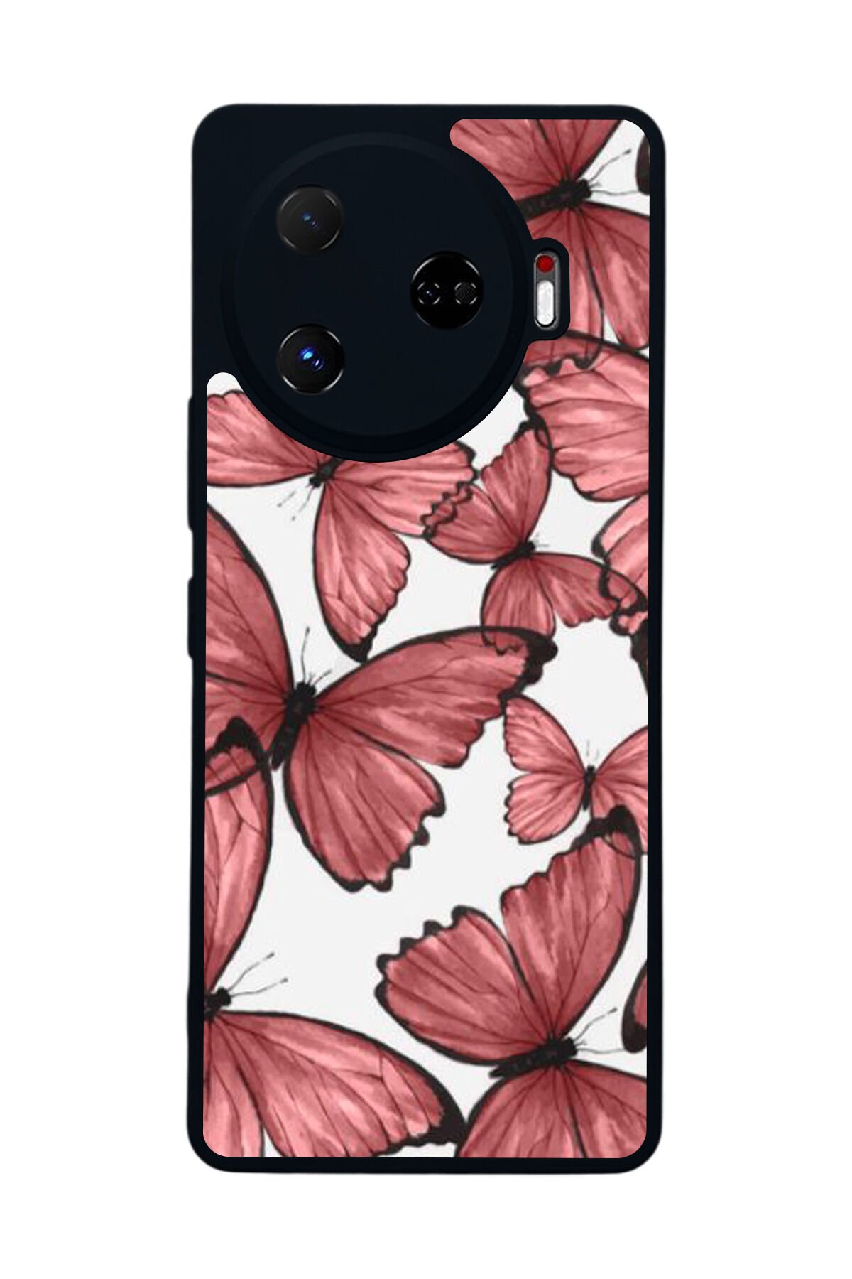 Tecno Camon 30 Pro Uyumlu Kelebek Tasarımlı Glossy Premium Kılıf