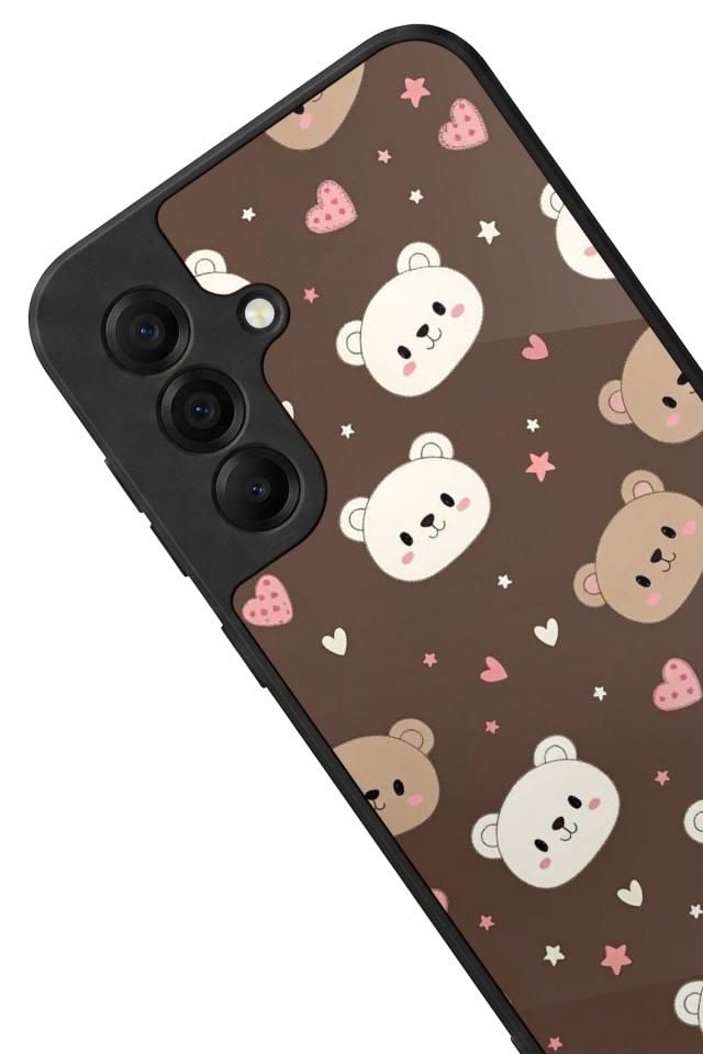 Samsung Galaxy A17 Uyumlu Ayı Tasarımlı Glossy Premium Kılıf