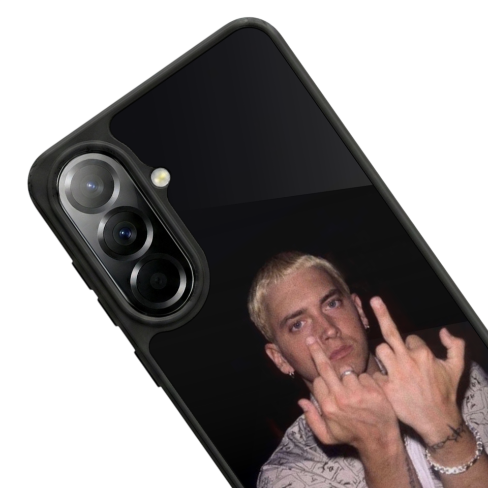 Samsung Galaxy A37 Uyumlu Eminem Tasarımlı Glossy Premium Kılıf