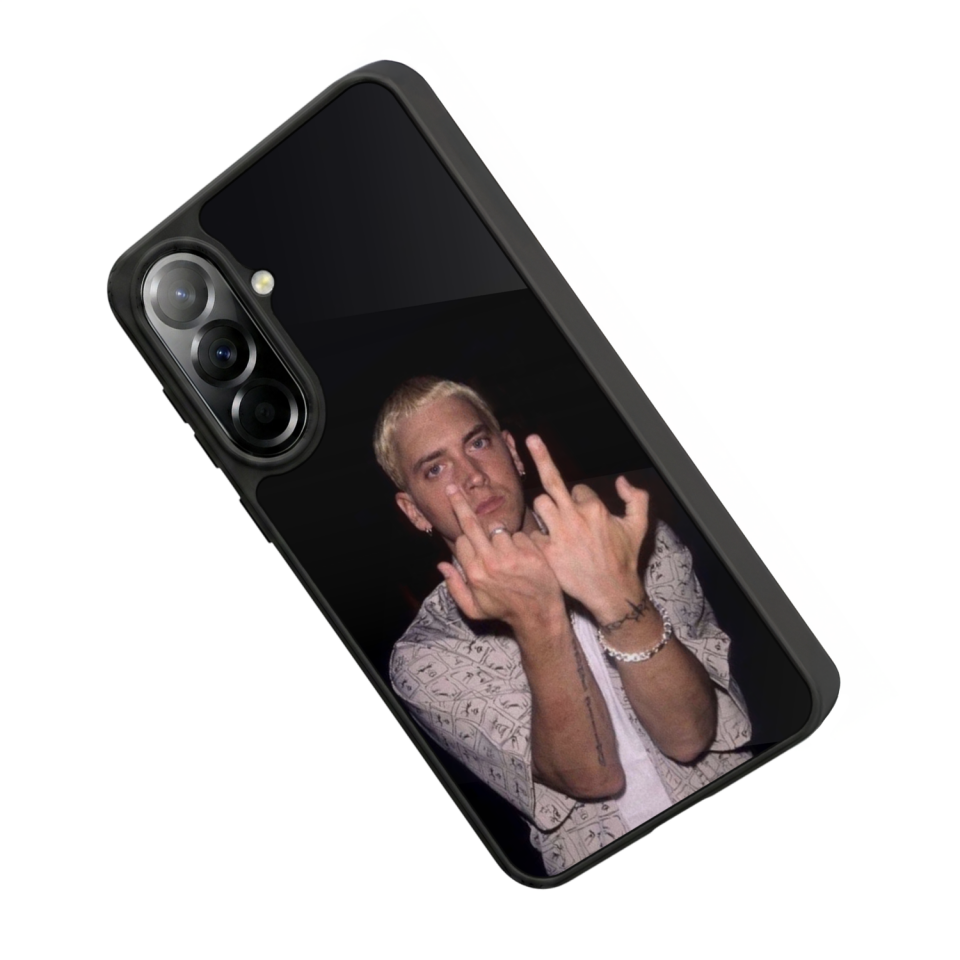 Samsung Galaxy A37 Uyumlu Eminem Tasarımlı Glossy Premium Kılıf