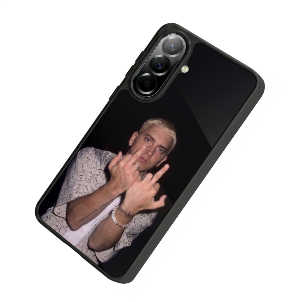 Samsung Galaxy A37 Uyumlu Eminem Tasarımlı Glossy Premium Kılıf