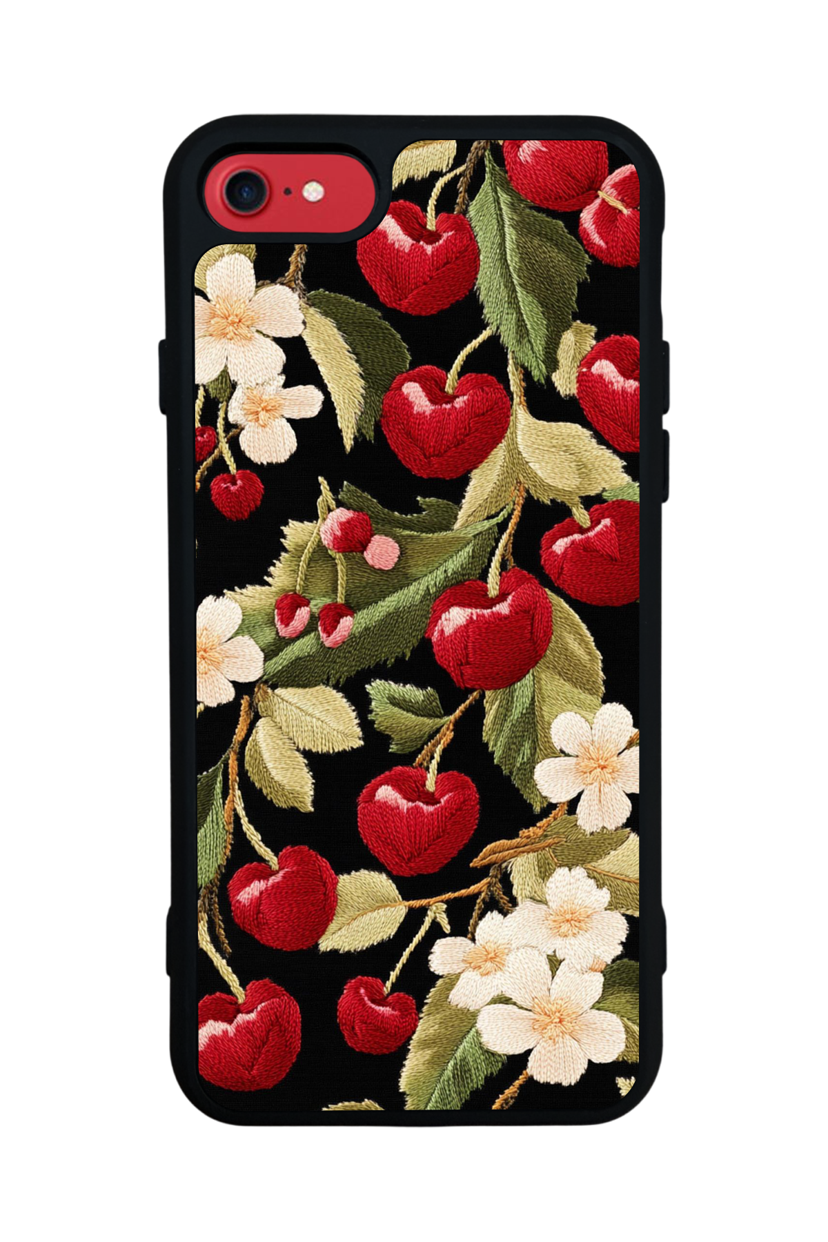 iPhone 7 Uyumlu Floral Tasarımlı Glossy Premium Kılıf