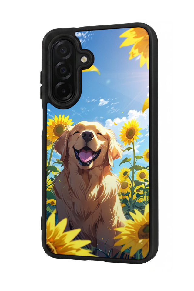 Samsung Galaxy A26 Uyumlu Golden Kopek Tasarımlı Glossy Premium Kılıf