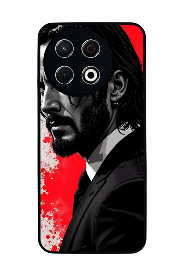 Tecno Spark 30 Pro Uyumlu JohnWick Tasarımlı Glossy Premium Kılıf
