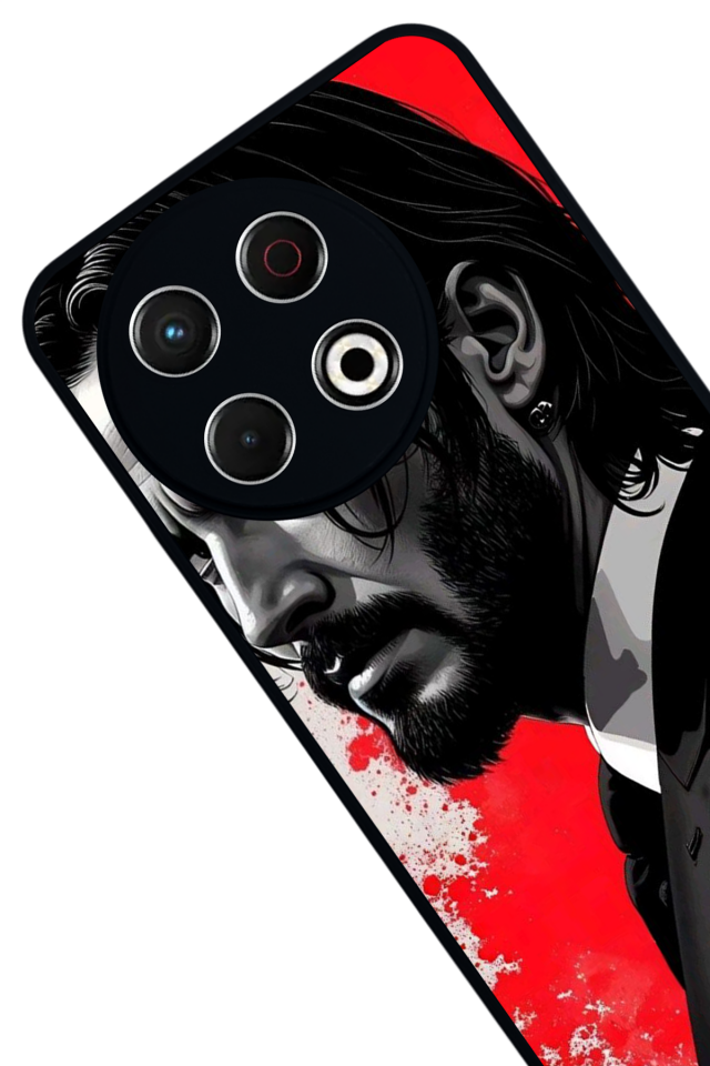 Tecno Spark 30 Pro Uyumlu JohnWick Tasarımlı Glossy Premium Kılıf