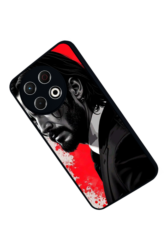 Tecno Spark 30 Pro Uyumlu JohnWick Tasarımlı Glossy Premium Kılıf