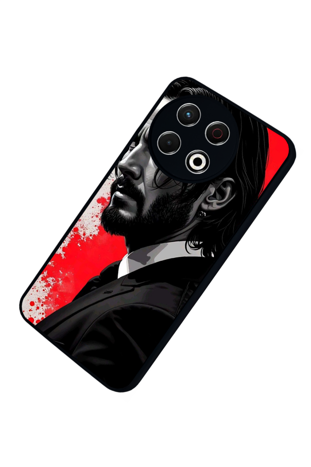 Tecno Spark 30 Pro Uyumlu JohnWick Tasarımlı Glossy Premium Kılıf