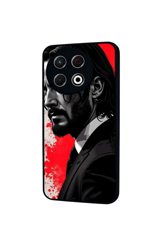 Tecno Spark 30 Pro Uyumlu JohnWick Tasarımlı Glossy Premium Kılıf