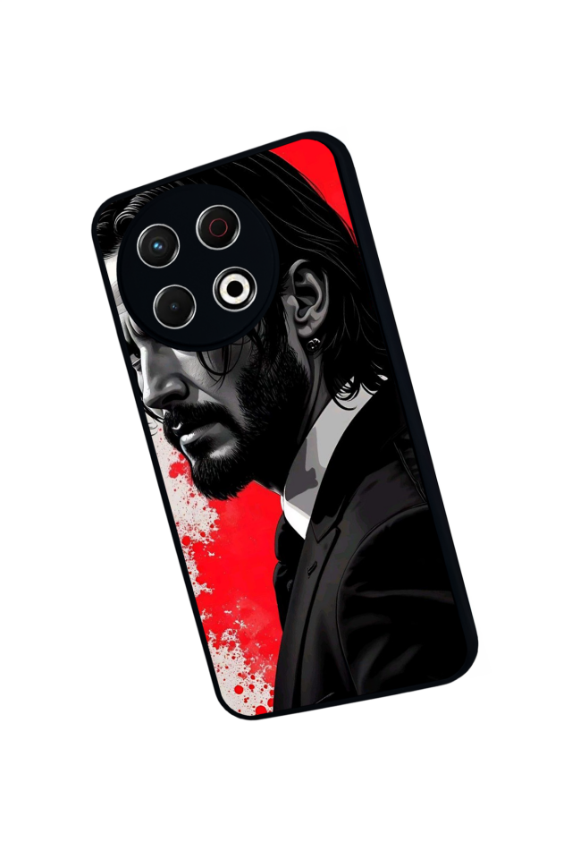 Tecno Spark 30 Pro Uyumlu JohnWick Tasarımlı Glossy Premium Kılıf