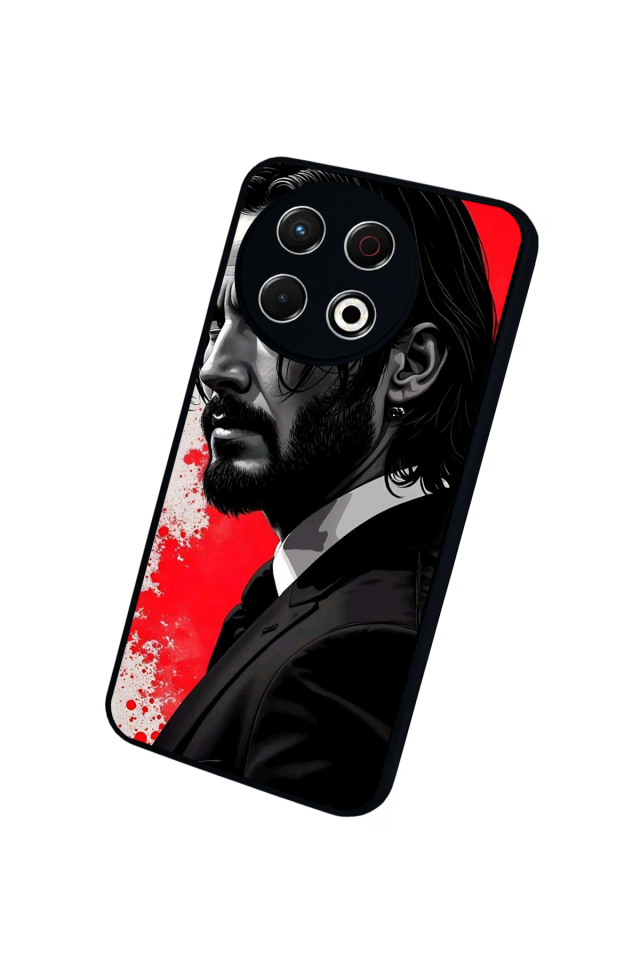 Tecno Spark 30 Pro Uyumlu JohnWick Tasarımlı Glossy Premium Kılıf