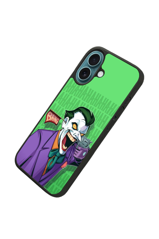 iPhone 16 Uyumlu Joker Tasarımlı Glossy Premium Kılıf
