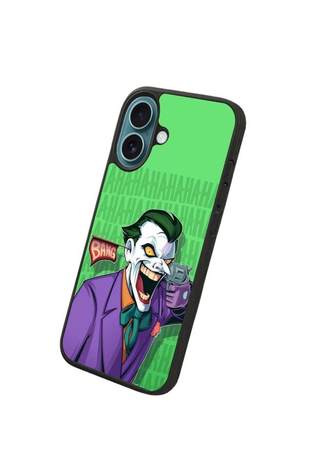 iPhone 16 Uyumlu Joker Tasarımlı Glossy Premium Kılıf