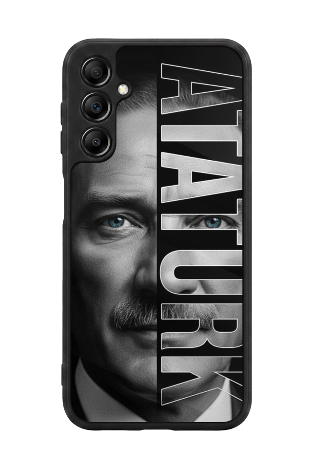 Samsung Galaxy A14 Uyumlu Mustafa Kemal Ataturk Tasarımlı Glossy Premium Kılıf