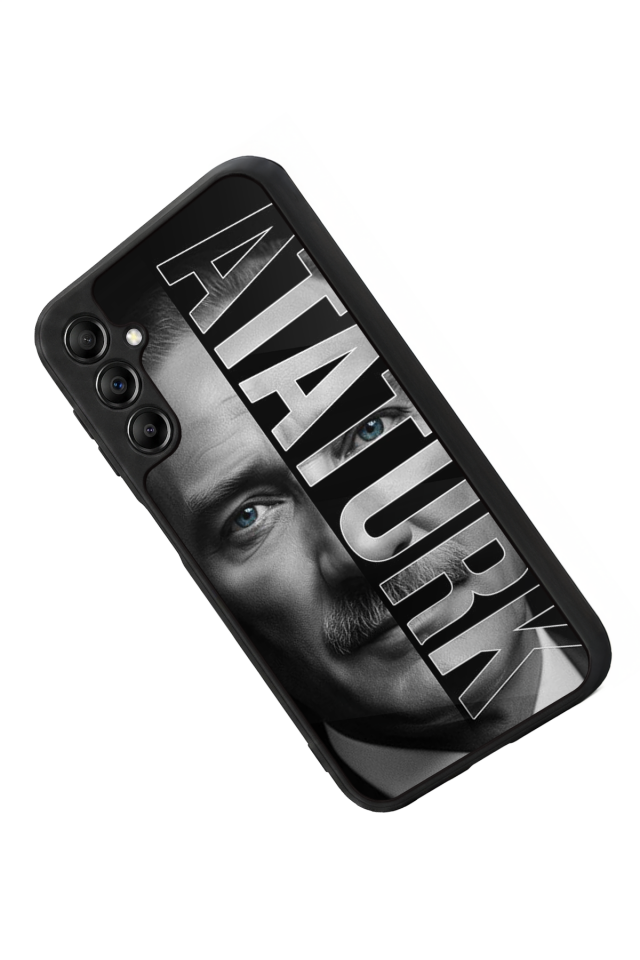 Samsung Galaxy A14 Uyumlu Mustafa Kemal Ataturk Tasarımlı Glossy Premium Kılıf