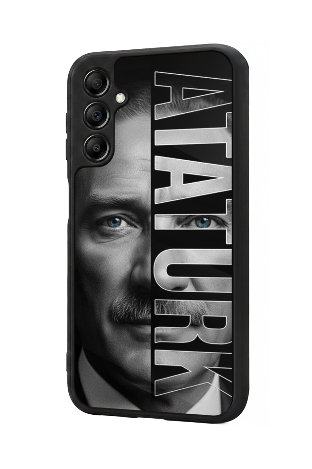 Samsung Galaxy A14 Uyumlu Mustafa Kemal Ataturk Tasarımlı Glossy Premium Kılıf