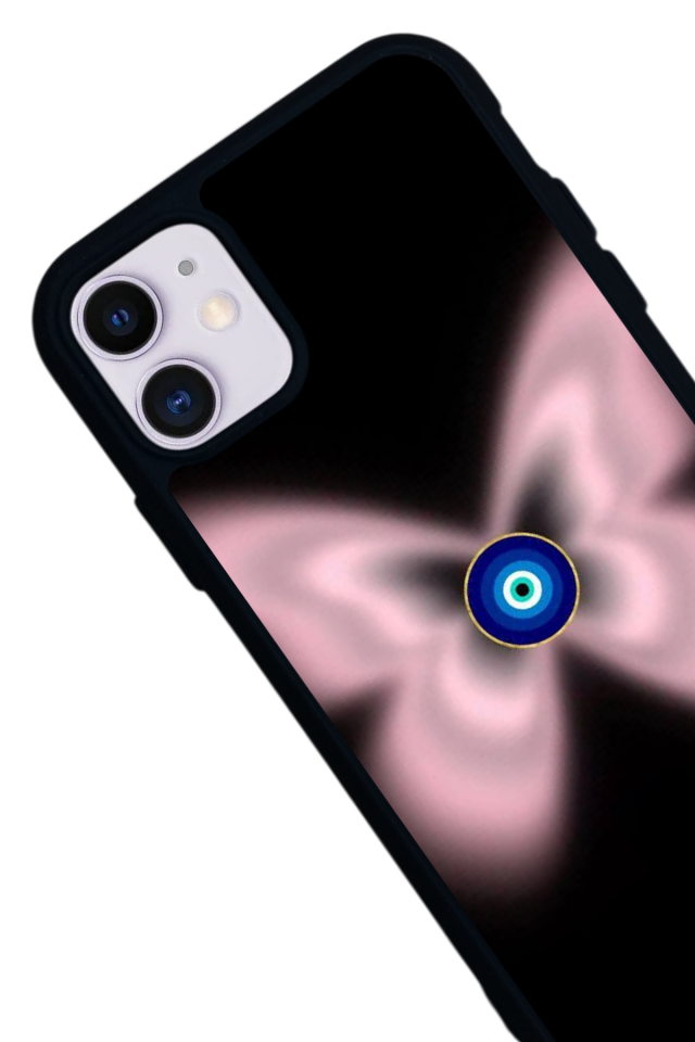 iPhone 11 Uyumlu Nazar Tasarımlı Glossy Premium Kılıf