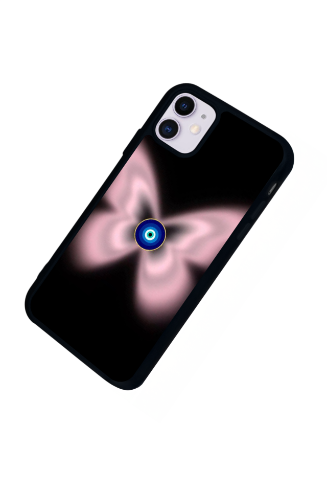 iPhone 11 Uyumlu Nazar Tasarımlı Glossy Premium Kılıf