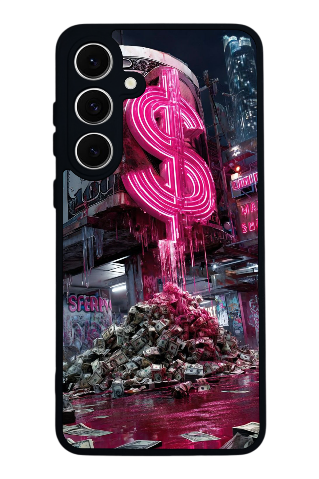 Samsung Galaxy A16 Uyumlu Para Tasarımlı Glossy Premium Kılıf