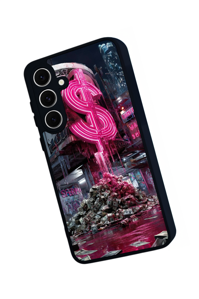 Samsung Galaxy A16 Uyumlu Para Tasarımlı Glossy Premium Kılıf