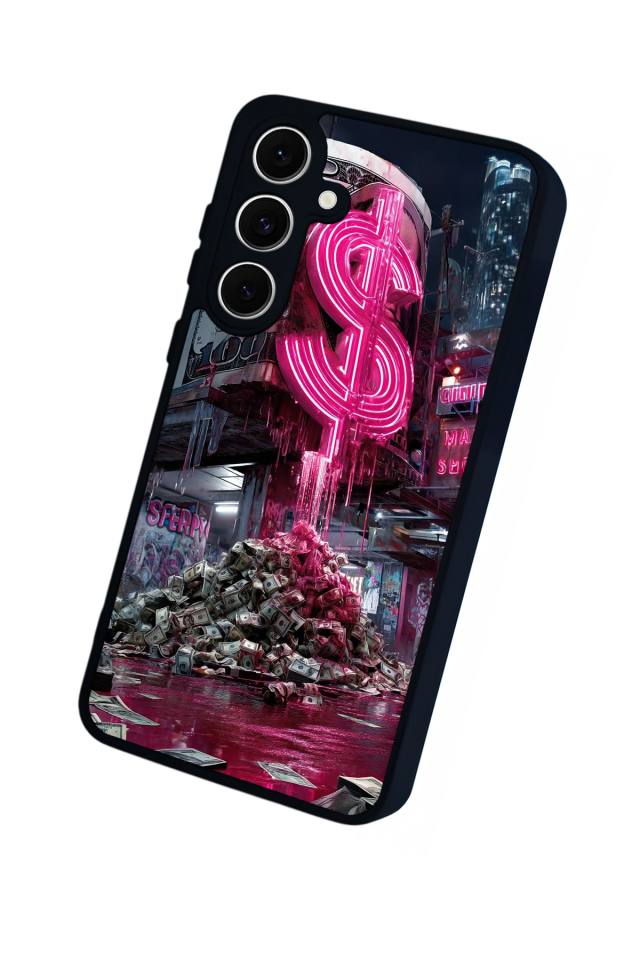 Samsung Galaxy A16 Uyumlu Para Tasarımlı Glossy Premium Kılıf
