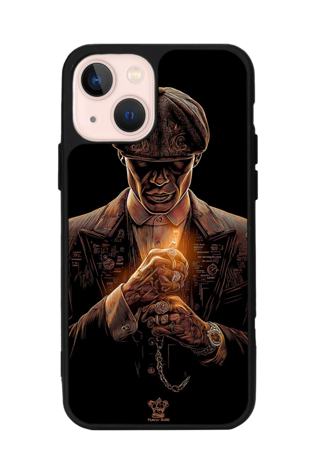 iPhone 13 Mini Uyumlu Peaky Blinders Tasarımlı Glossy Premium Kılıf