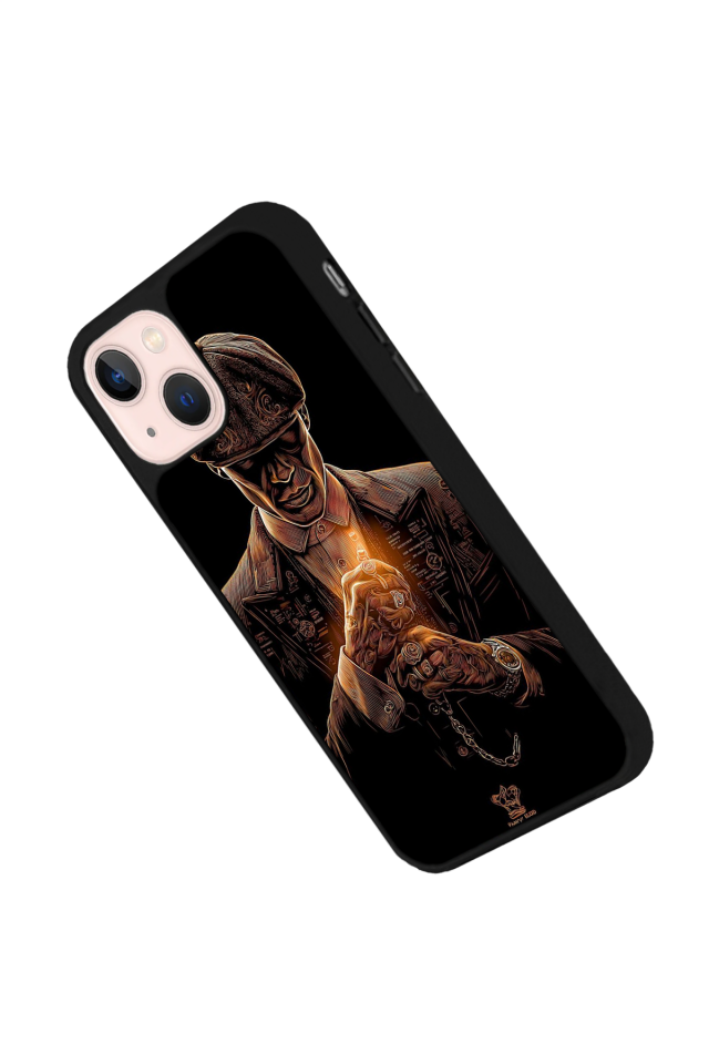 iPhone 13 Mini Uyumlu Peaky Blinders Tasarımlı Glossy Premium Kılıf