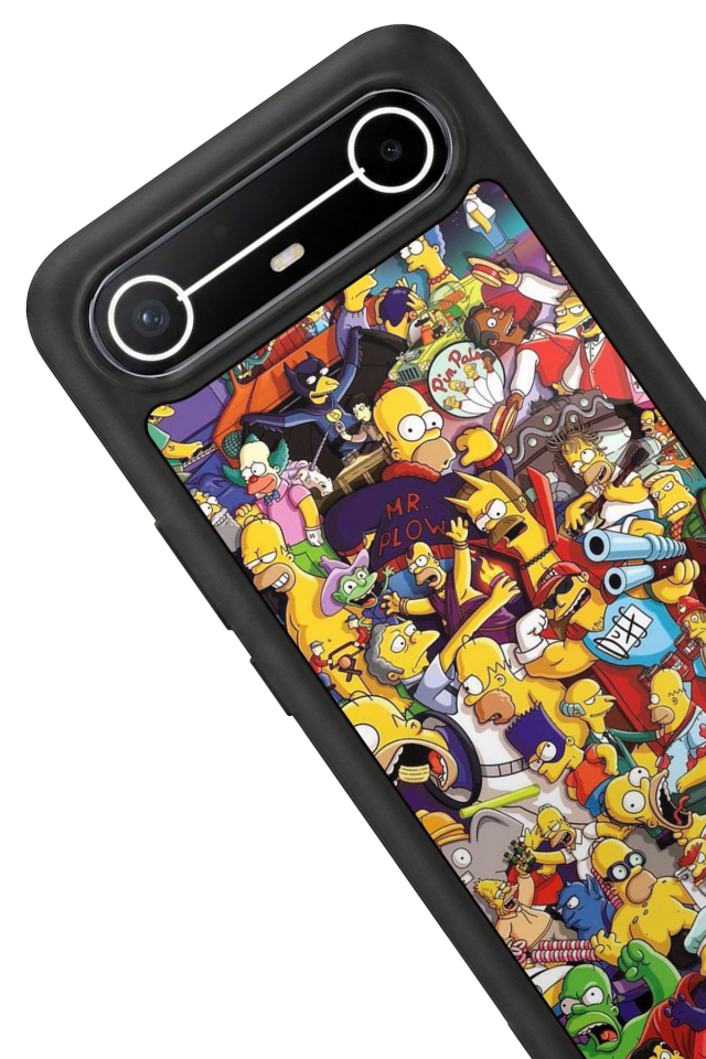 Tecno Spark Slim 5G Uyumlu The Simpsons Tasarımlı Glossy Premium Kılıf