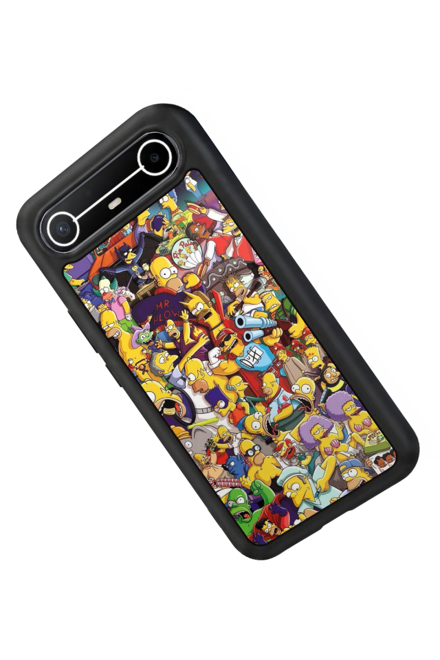 Tecno Spark Slim 5G Uyumlu The Simpsons Tasarımlı Glossy Premium Kılıf