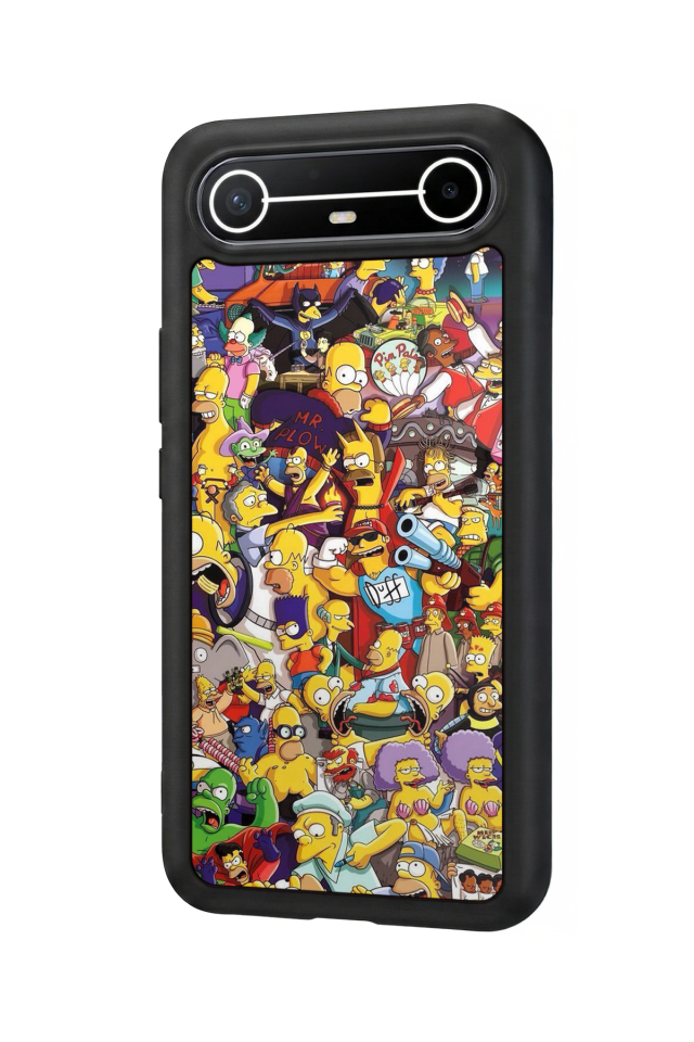 Tecno Spark Slim 5G Uyumlu The Simpsons Tasarımlı Glossy Premium Kılıf