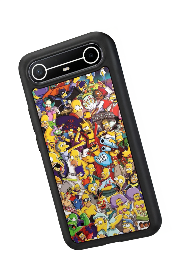 Tecno Spark Slim 5G Uyumlu The Simpsons Tasarımlı Glossy Premium Kılıf