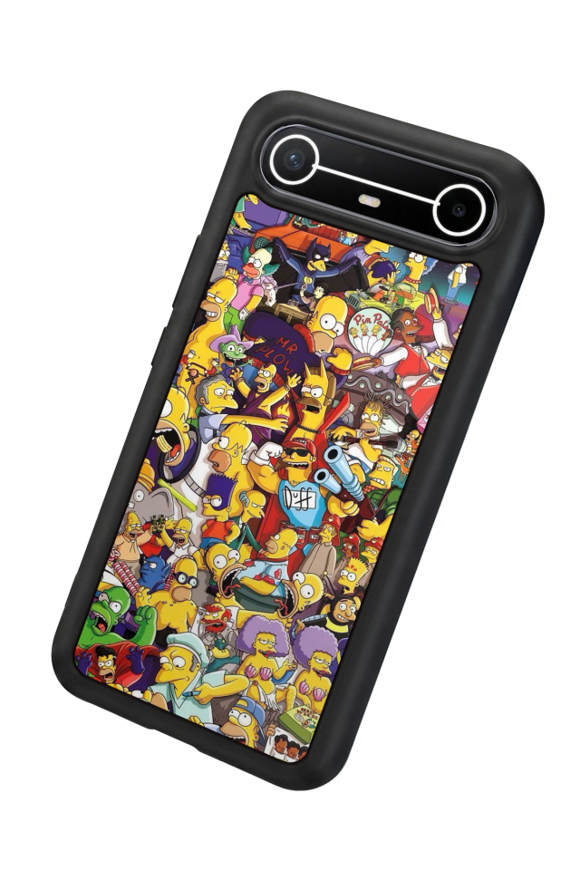 Tecno Spark Slim 5G Uyumlu The Simpsons Tasarımlı Glossy Premium Kılıf