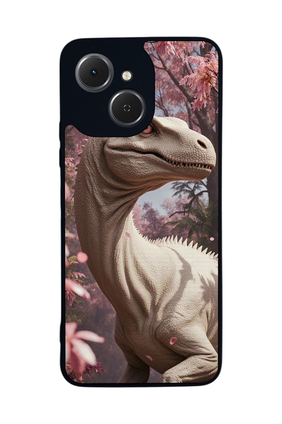 Tecno Spark 40C Uyumlu Dinazor Tasarımlı Glossy Premium Kılıf