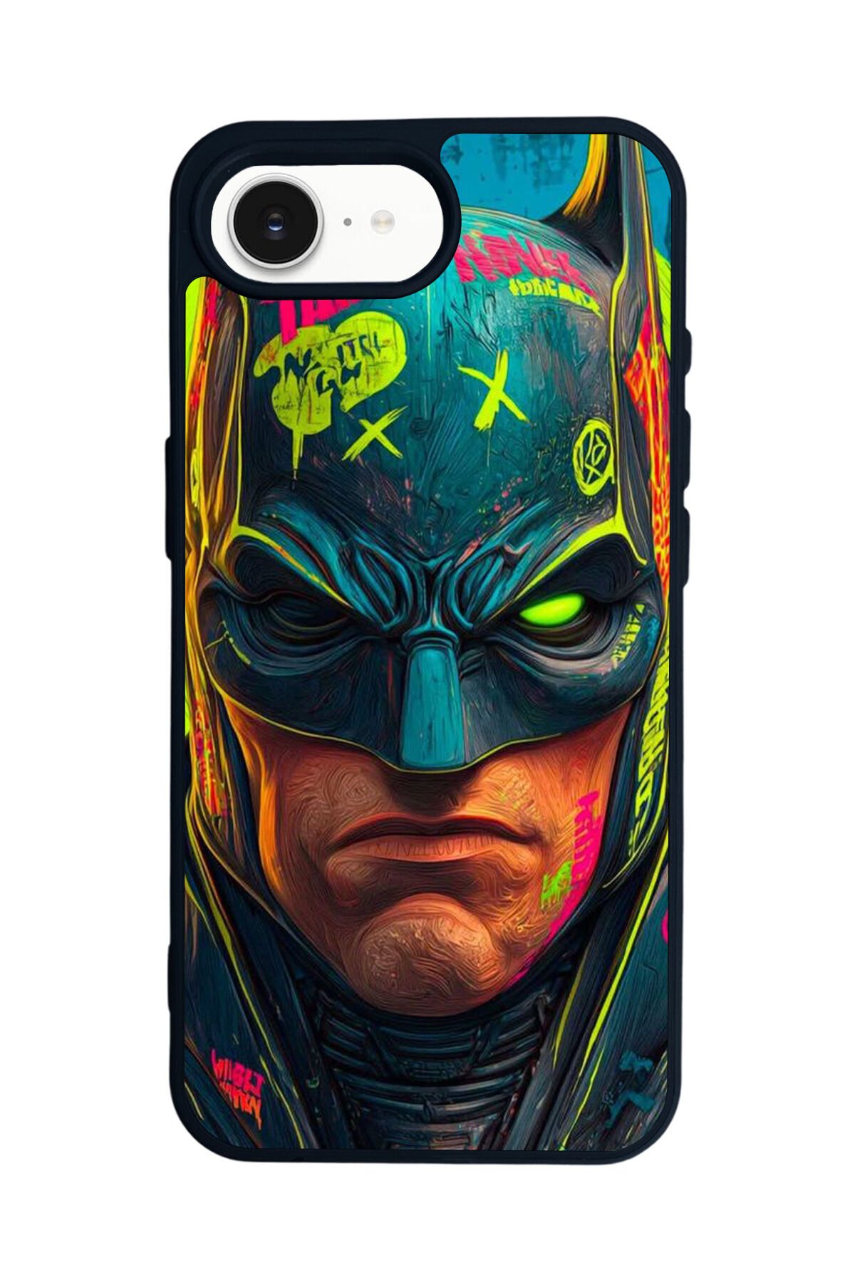 iPhone 16E Uyumlu Batman Tasarımlı Glossy Premium Kılıf